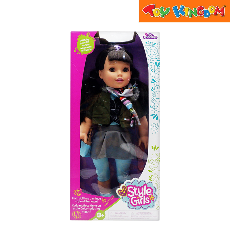 New Adventures Style Girls 18' Fashion Doll, Valentina (8201) 3+, Fashion D 14\u201d Style Dreamers Dolls, 4 Asst - New Adventures