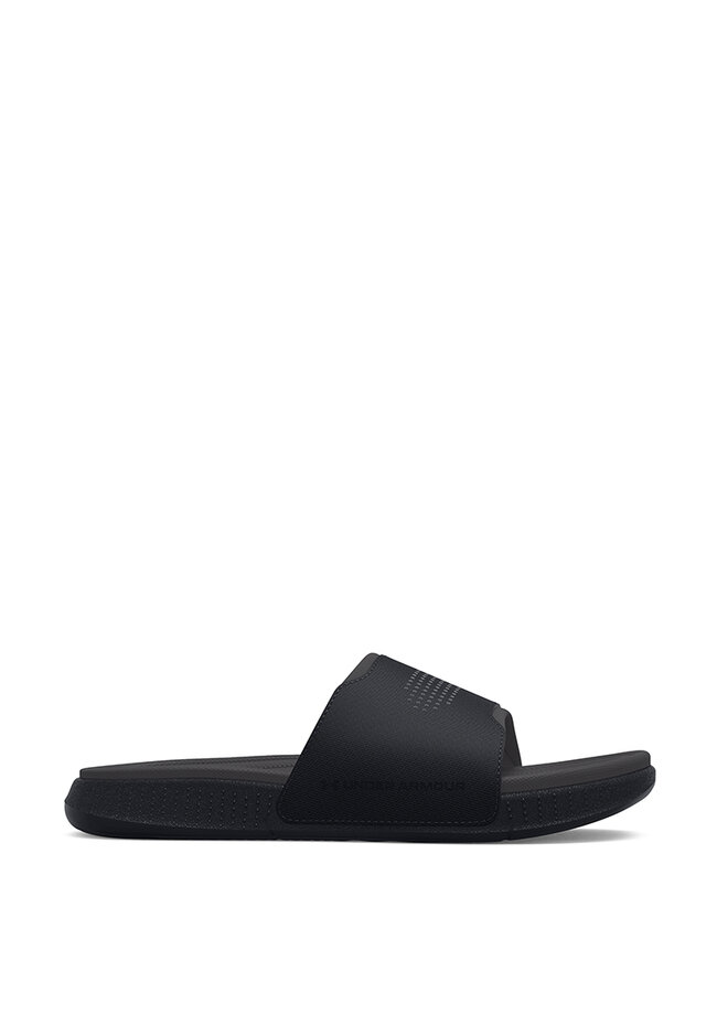 Discount on Under Armour  shoes - SKU: Under Armour Ansa Elevate Slides (Unisex) - Black/Black/Jet Gray