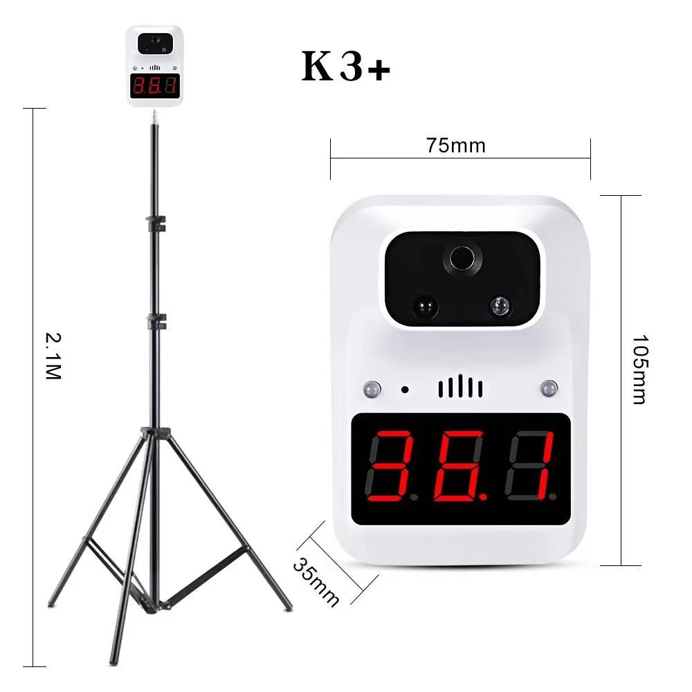 Bluetooth Thermometer K3 Plus Thermometer Infrared Thermomer No Touch  Forehead Thermometer Wall Mounted Infrared Thermometer K3 - China K3 Plus  Thermometer, K3 Thermometer Infrared