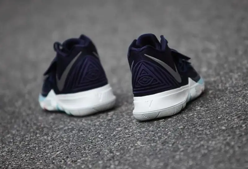 kyrie 5 navy blue multicolor