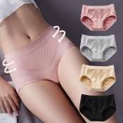 Breathable Cotton Hip Panties - Ladies Seamless Underwear 