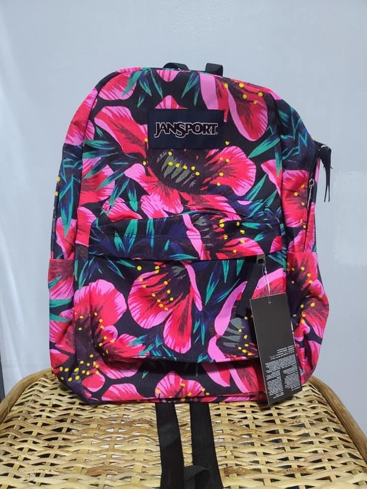 floral tropical gumamela print large jnsport backpack Lazada PH