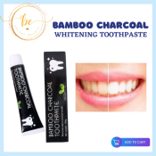 Bamboo Charcoal Teeth Whitening Toothpaste by Her Skin