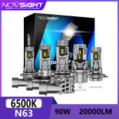 Novsight 90W LED Headlight Bulbs for Car - 6500k White