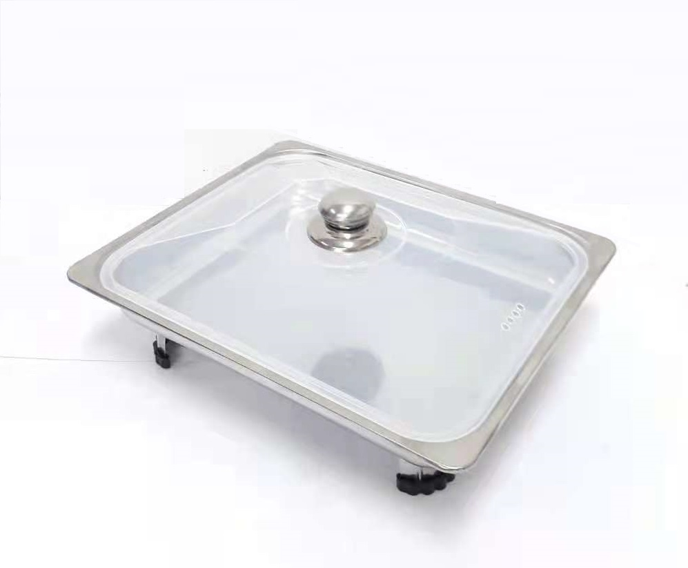 Stainless Steel Food Warmer with Transparent Cover, Lagayan Ng Ulam