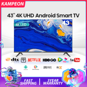 Kampeon Smart TV 43 inch 4K TV flat screen smart tv Smart TV 32 inch android TV 50 inch Google TV Digital televisions