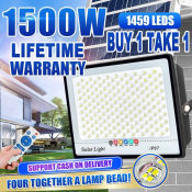 800W Solar Flood Light - Waterproof, Automatic Night Light 