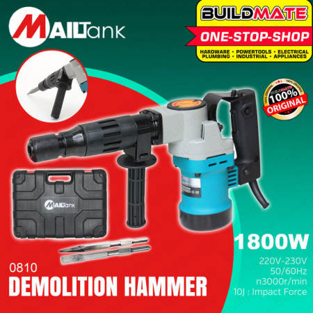 BUILDMATE 1800W Electric Jack Hammer - Heavy Duty and Original