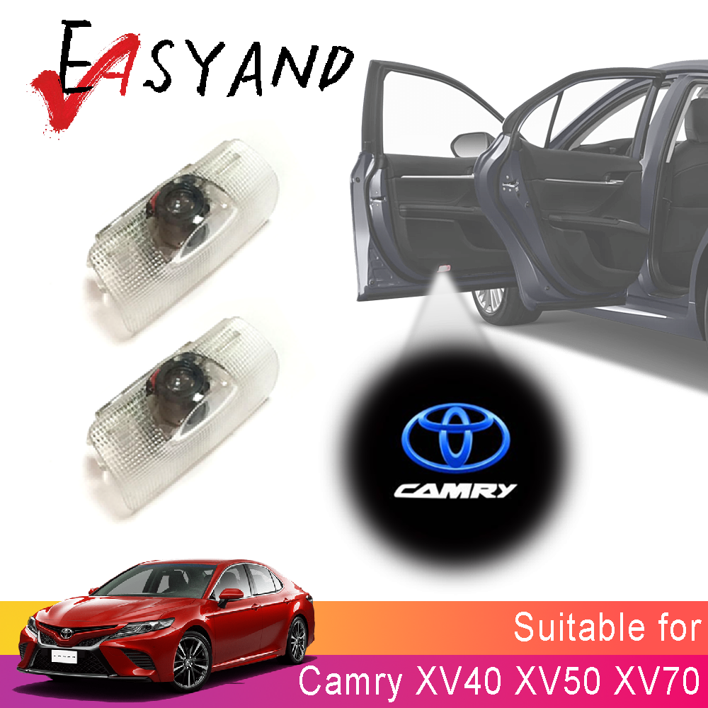 2pcs LED Car Door Light for Toyota Camry 2006-now Laser Logo Projector Interior Welcome Lamp Courtesy Light Original Car Accessories ราคา 259 บาท*ส่งฟรี
