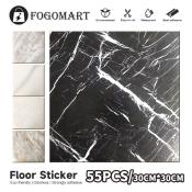 Marble Vinyl Tile Flooring Stickers - Waterproof, Self-Adhesive, 45pcs