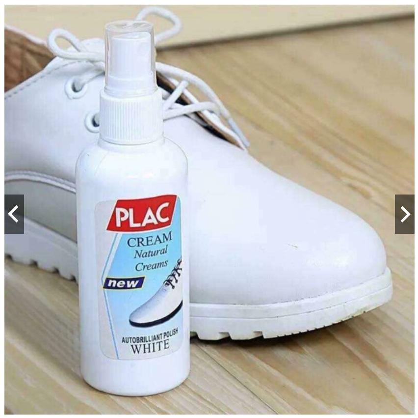 white golf shoe polish