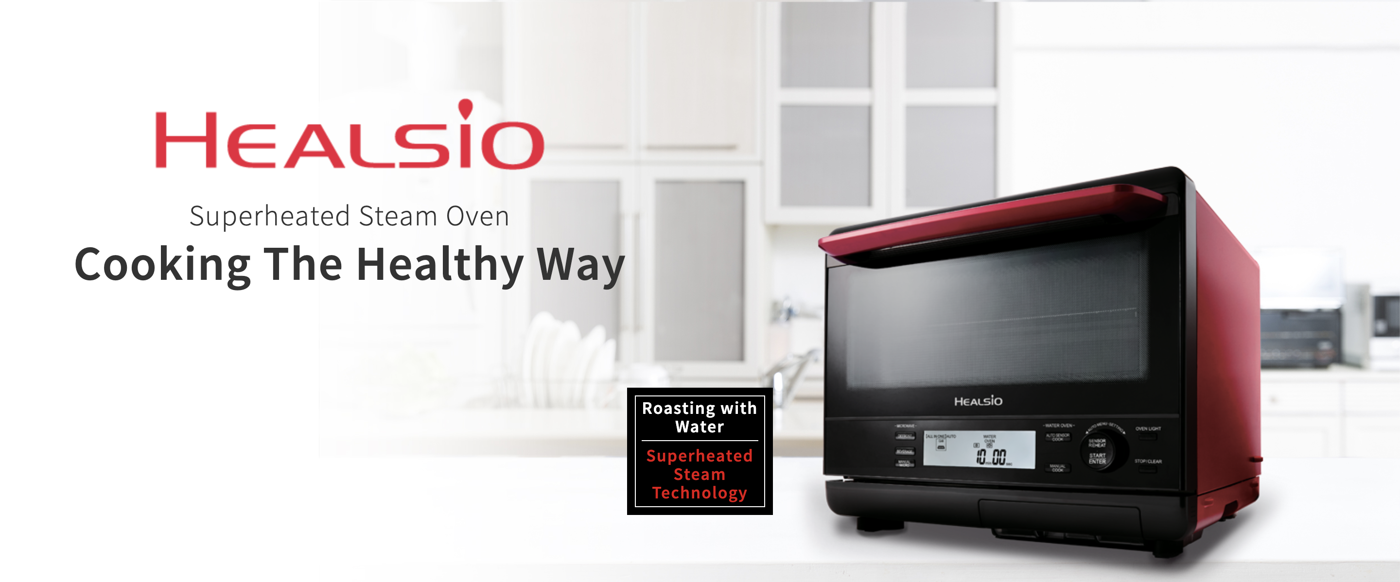 Sharp AX-1700F(R) 31 Liters HEALSIO Water Oven with