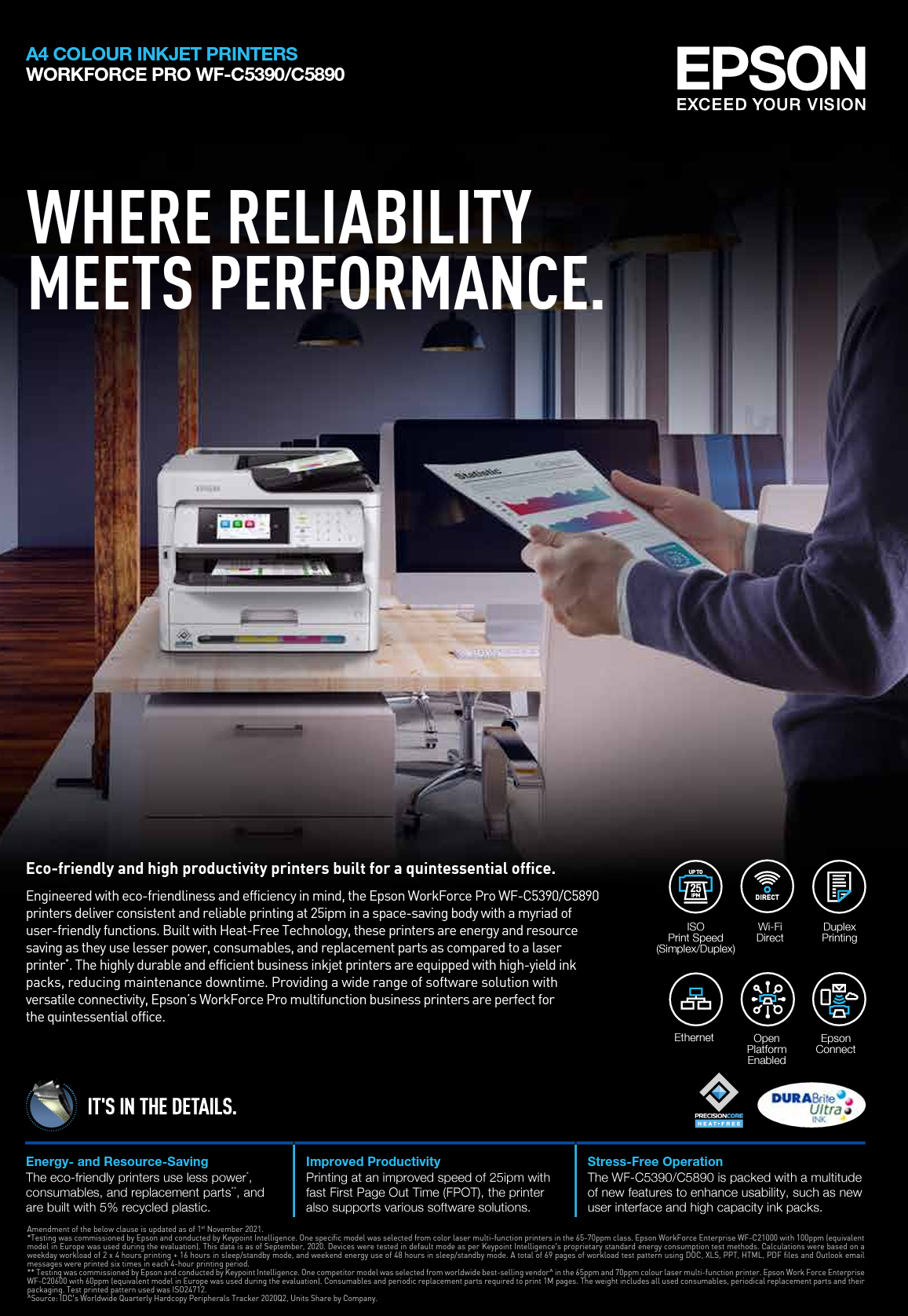 Netcodex Ph Epson Workforce Pro Wf C A Colour Multifunction Printer Copy Scan Fax Wifi Wf