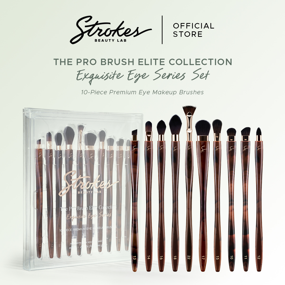 Discount on Strokes Beauty Lab  shoes - SKU: The Pro Brush Elite Collection: Exquisite Eye Series Set