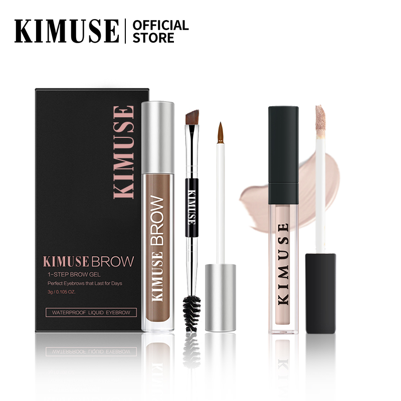 Discount on Kimuse  shoes - SKU: Kimuse Waterproof Long-Lasting Eyebrow Gel 5 Colour+foundation Soft Matte Long Wear Oil Control Conc