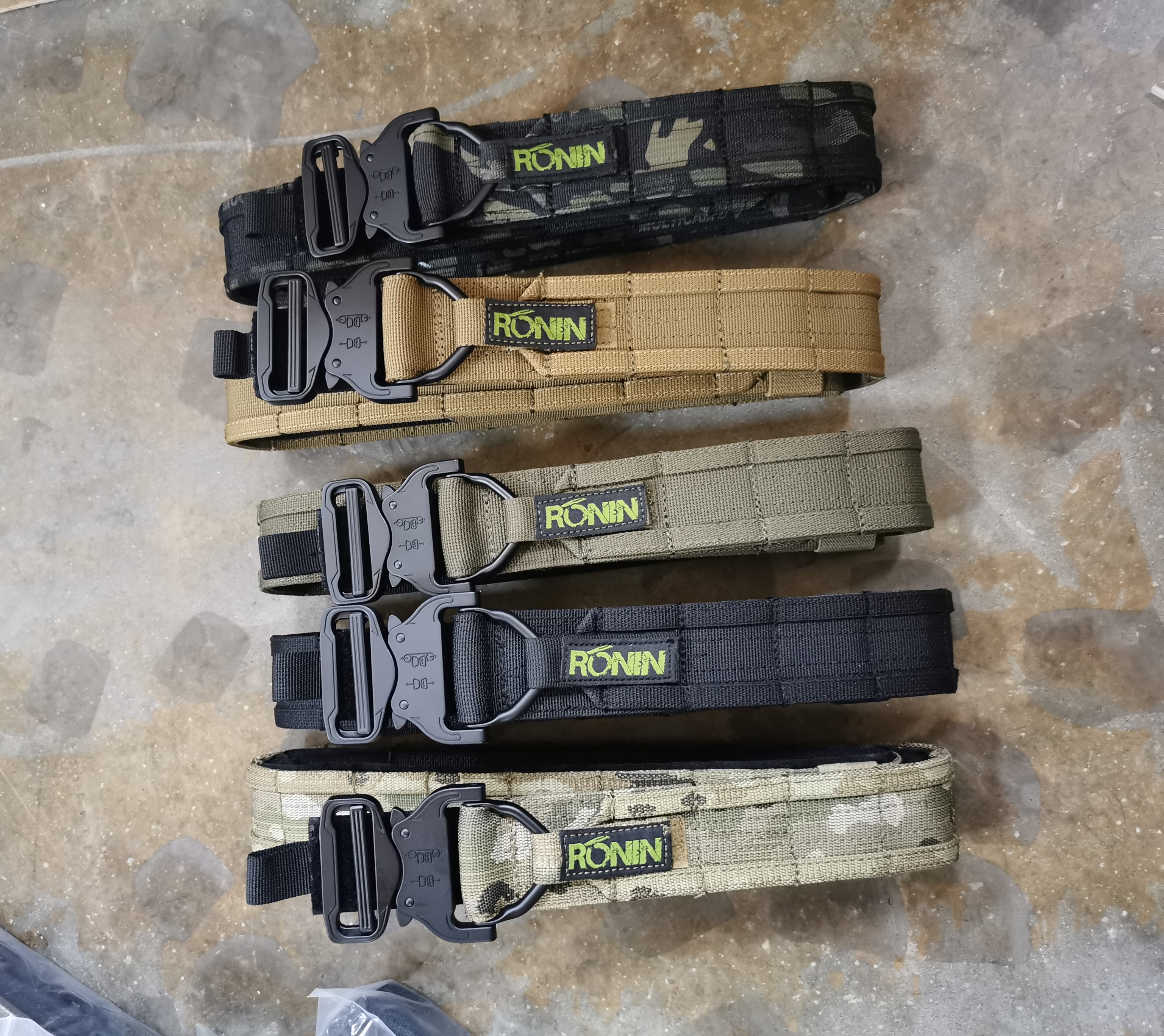Ronin Belt Multicam Black Battle Belt Ronin War Belt SOLD Ronin