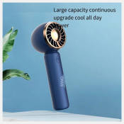 Portable Mini Fan with LED Light - Brand: E3