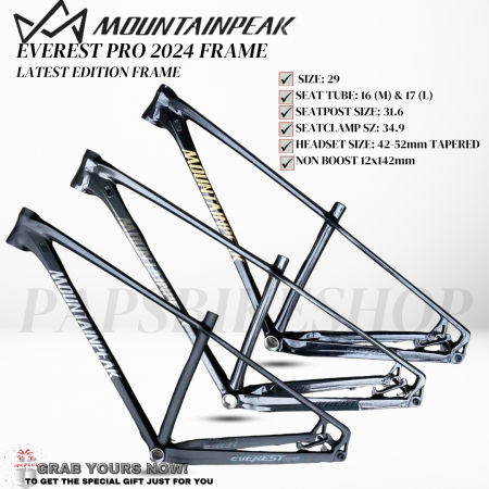 Mountainpeak Everest Pro 2024 Latest Edition Frame For Mtb