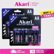 Akari Alkaline AA Batteries - Buy 1, Get 1 Free