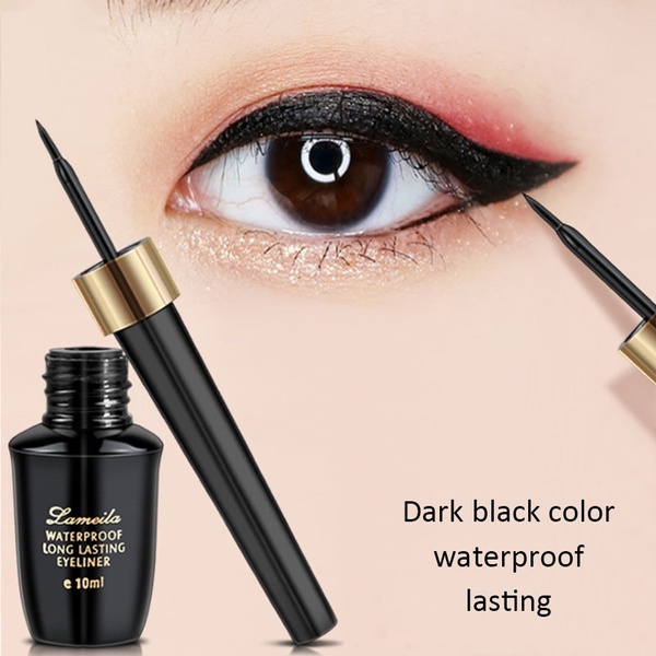 LAMEILA Waterproof Liquid Eyeliner - Ultra Fine Sponge Brush