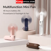 Kimp 2-in-1 Handheld Mini Fan with Lighting