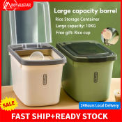 Royalstar Rice Storage Container with Lid and Scooper