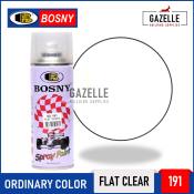 Bosny Acrylic Spray Paint - #191 Flat Clear