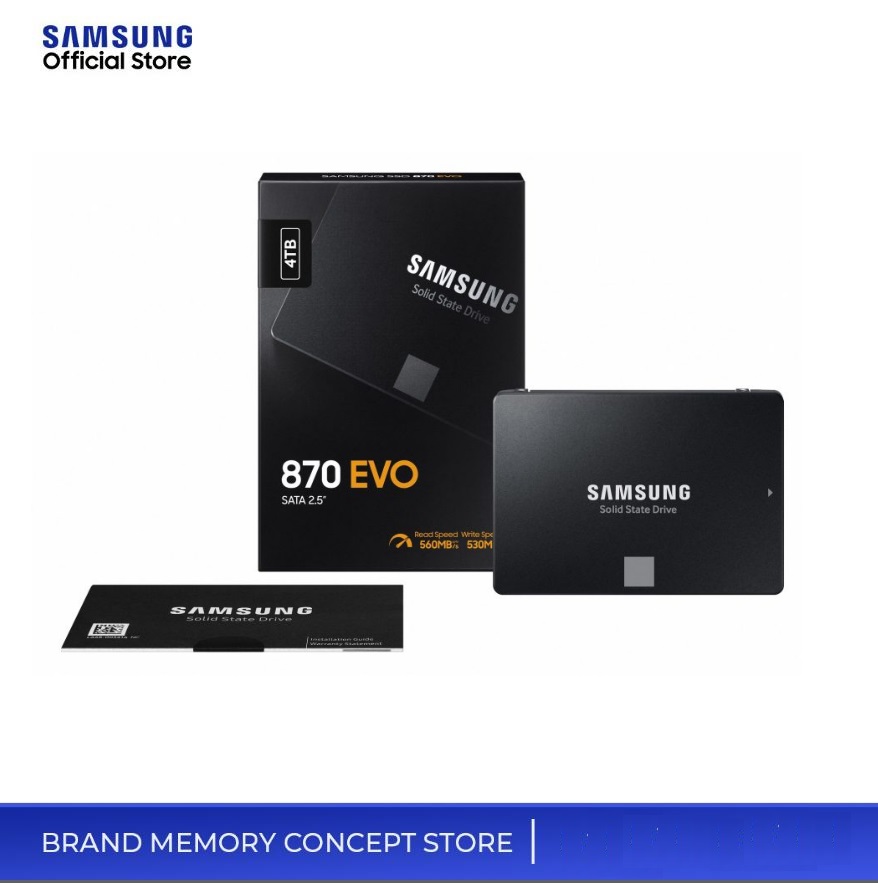 Samsung MZ-77E1T0BW 870 EVO 1TB 2.5" Sata SSD | Solid State Drive | Samsung SSD