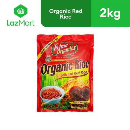 Prime Organics Red Rice 2kg