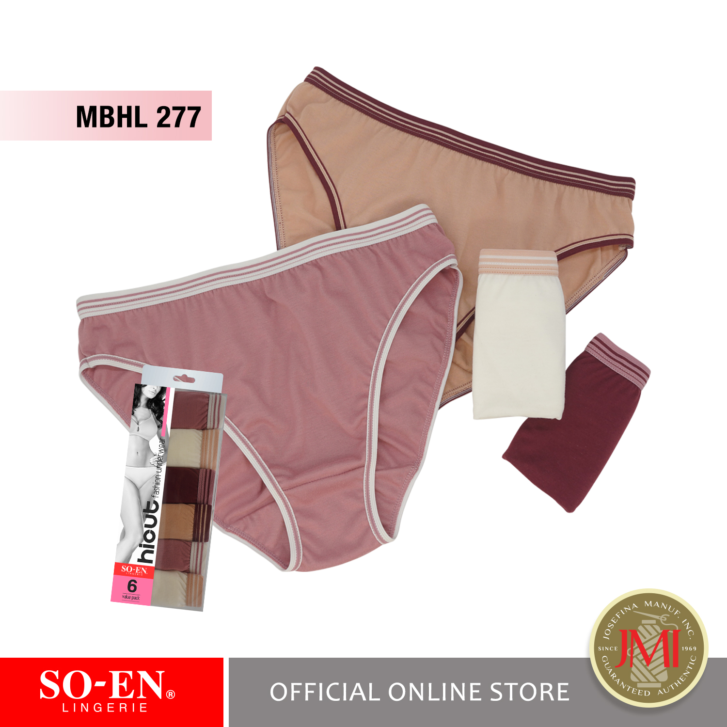 Original SOEN Plain/ Printed Panty Underwear for Women (BBC) 12