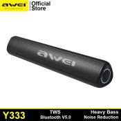 Awei Y333 Bluetooth Speaker with HiFi Bass and Long Battery