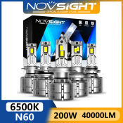 NOVSIGHT 200W Super Bright LED Car Headlight Bulbs