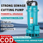 Dirty Water Submersible Pump 220V - Household Sewage Pump