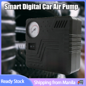 12v Smart Digital Car Air Pump - Portable Tire Inflator