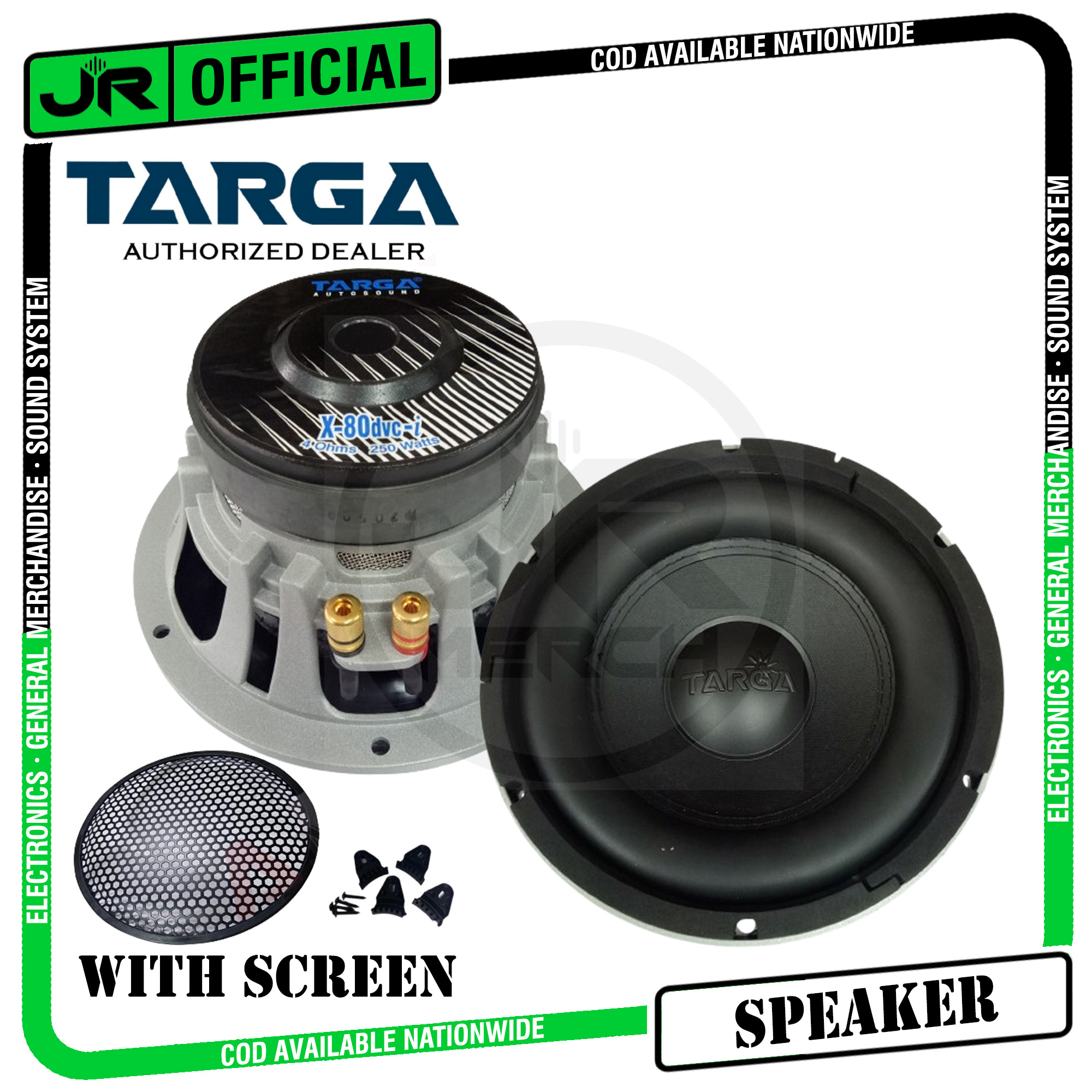 Targa 18 hot sale inch subwoofer