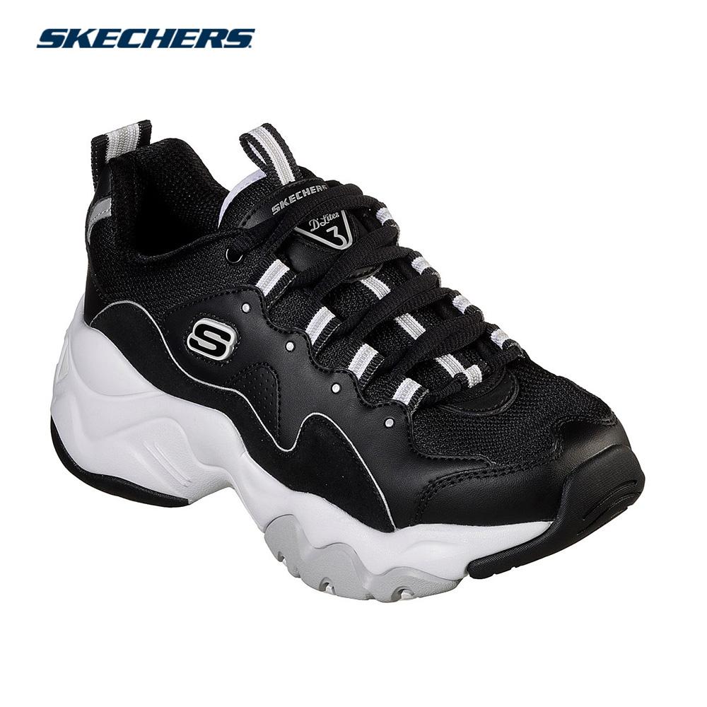 Skechers Men D Lites 3.0 Retrograde Sneakers Black Gold