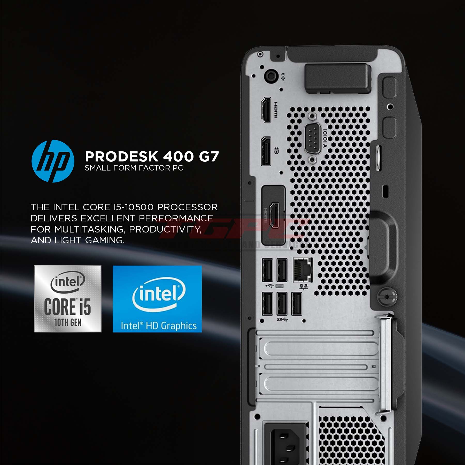 HP Prodesk 400 G7 Small Form Factor PC Intel Core i5-10500 3.1GHz