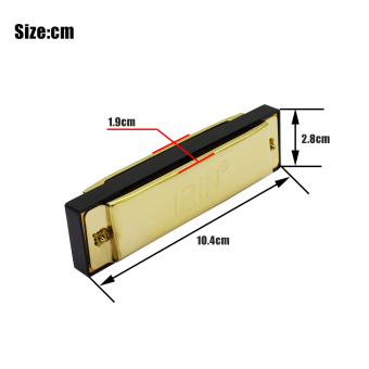 10 Holes 20 Tone Diatonic Blues Harmonica Key Of C With Case ForBeginner Children Golden - Intl July 2018 - 3 10 Holes 20 Tone Diatonic Blues Harmonica Key of C with Case forBeginner Children Golden - intl - 3