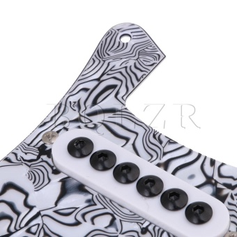 3-Ply SSH Pickguard Pickup For Electric Guitar Black White ZebraColor - Intl April 2018 - 4 3-Ply SSH Pickguard Pickup for Electric Guitar Black White ZebraColor - intl - 4