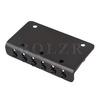 6 String Fixed Hard Tail Guitar Bridge Black June 2018 - 2 6 string Fixed Hard Tail Guitar Bridge Black - 2