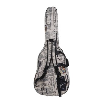 600D Water-resistant Oxford Cloth Newspaper Style Double Stitched Padded Straps Gig Bag Guitar Carrying Case For 40Inchs Acoustic Classic Folk Guitar Outdoorfree June 2018 - 2 600D Water-resistant Oxford Cloth Newspaper Style Double Stitched Padded Straps Gig Bag Guitar Carrying Case for 40Inchs Acoustic Classic Folk Guitar Outdoorfree - 2