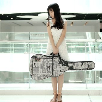 600D Water-resistant Oxford Cloth Newspaper Style Double Stitched Padded Straps Gig Bag Guitar Carrying Case For 40Inchs Acoustic Classic Folk Guitar Outdoorfree June 2018 - 5 600D Water-resistant Oxford Cloth Newspaper Style Double Stitched Padded Straps Gig Bag Guitar Carrying Case for 40Inchs Acoustic Classic Folk Guitar Outdoorfree - 5
