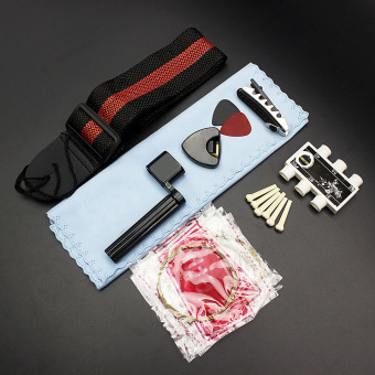 9-in-1 Acoustic Guitar String Set Pitch Pipe Tuner Picks PlectrumCase Strap Capo Pin Peg String Winder Cleaning Cloth AccessoriesKit June 2018 - 3 9-in-1 Acoustic Guitar String Set Pitch Pipe Tuner Picks PlectrumCase Strap Capo Pin Peg String Winder Cleaning Cloth AccessoriesKit - 3