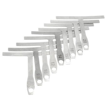 9Pcs Guitar Under String Radius Gauge Setup Luthier Stainless Steel Tools Set - Intl April 2018 - 4 9Pcs Guitar Under String Radius Gauge Setup Luthier Stainless Steel Tools Set - intl - 4