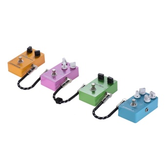 Ammoon 6-Pack Guitar Effect Pedal Instrument Patch Cable 15cm/ 0.5ft Long With 1/4 Inch 6.35mm Silver Right Angle Plug Black + White Woven Jacket ^ - Intl June 2018 - 2 ammoon 6-Pack Guitar Effect Pedal Instrument Patch Cable 15cm/ 0.5ft Long with 1/4 Inch 6.35mm Silver Right Angle Plug Black + White Woven Jacket ^ - intl - 2