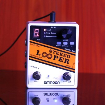 Ammoon STEREO LOOPER Loop Record Guitar Effect Pedal 10 Independent Loops Max. 10min Recording Time For Each Loop Unlimited Overdubbing - Intl April 2018 - 3 ammoon STEREO LOOPER Loop Record Guitar Effect Pedal 10 Independent Loops Max. 10min Recording Time for Each Loop Unlimited Overdubbing - intl - 3
