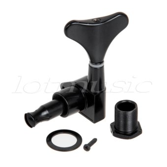 Black Electric Bass Guitar Tuning Pegs 3L3R Machine Heads TuningKeys - Intl June 2018 - 2 Black Electric Bass Guitar Tuning Pegs 3L3R Machine Heads TuningKeys - intl - 2