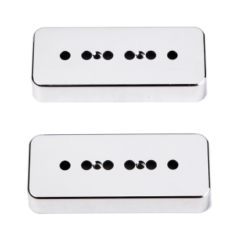 BolehDeals 2Pcs Silver Humbucker Pickup Cover 50/52mm Pole Suitable For P90 Soap Bar June 2018 - 3 BolehDeals 2Pcs Silver Humbucker Pickup Cover 50/52mm pole suitable for P90 Soap Bar - 3