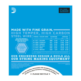 D'Addario EXL120 Super Light 9-42 Nickel Wound June 2018 - 3 D'Addario EXL120 Super Light 9-42 Nickel Wound - 3