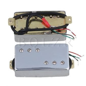 Electric Guitar Bridge & Neck Humbucker Pickup Set Of 2 Silver- Intl June 2018 - 3 Electric Guitar Bridge & Neck Humbucker Pickup Set of 2 Silver- intl - 3